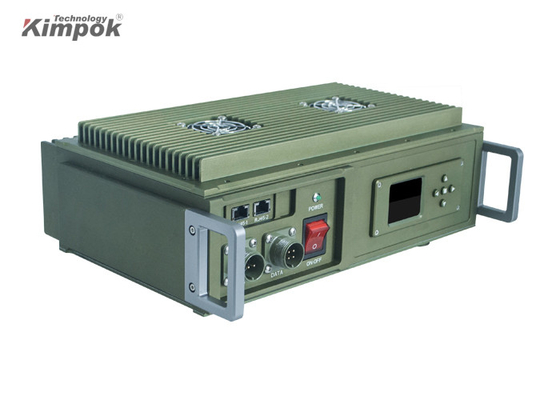 جهاز إرسال ثنائي الاتجاه COFDM IP لإطفاء الحرائق بدون طيار فيديو AES 128 بت
