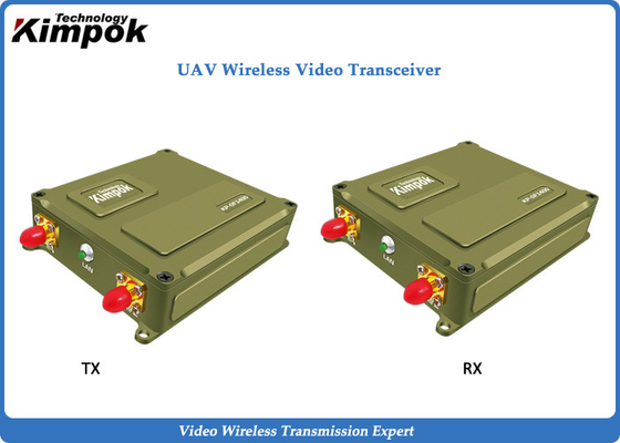1440 ميجا هرتز UAV COFDM Video Link ، 1 Watt Ethernet Video Sender حتى 40 كيلومتر