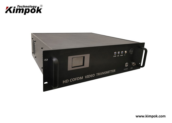 40 واط جهاز إرسال فيديو رقمي لاسلكي COFDM لاتصالات AV المتنقلة